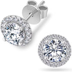 VVS1 Moissanite stud earrings 0.5-1.5 carat