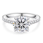 VVS1 3 Carat Moissanite engagement ring