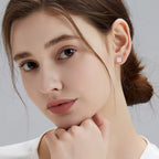 VVS1 1.2-2 carat princess cut Moissanite earrings