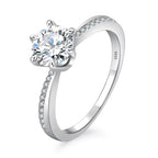 VVS1 Moissanite engagement ring 1 carat