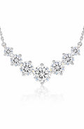 5 carat VVS1 moissanite pendant necklace (gift for partner)