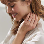 VVS1 Moissanite engagement ring 1 carat