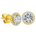 VVS1 Moissanite stud earrings 0.5-1.5 carat